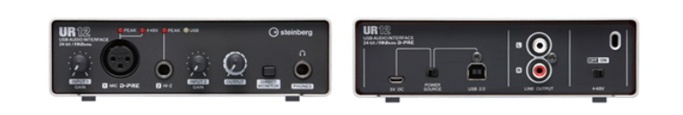 兼容iPad/Mac/PC，实现高品质录音的Steinberg USB音频接口UR12发布