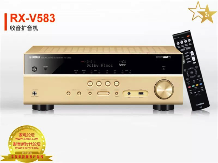获奖信息：家电论坛与HD199论坛联手打造：2017-2018年度影音推荐产品奖