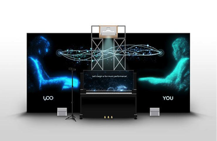 欧博联手博报堂i-Studio展出实验性人工智能音乐装置“与YOO合奏”