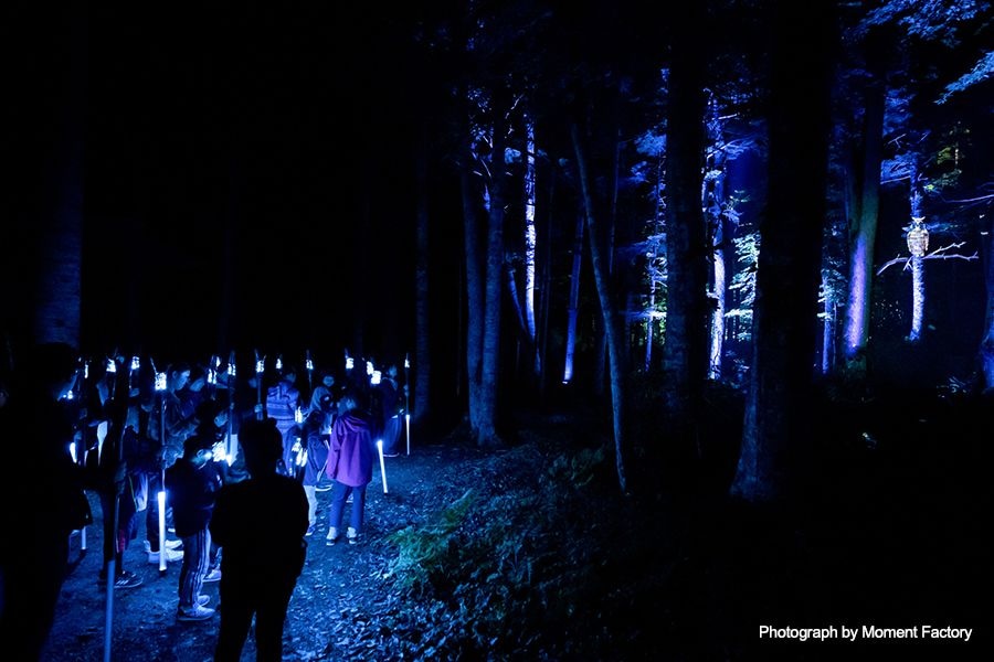案例｜欧博为壮观的Kamuy Lumina魔法夜行旅游项目提供配乐设备