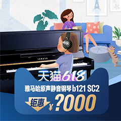 618来袭｜原声静音钢琴空前钜惠！@天猫欧博旗舰店